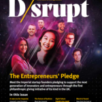 Dr Kalentzi on the cover of Imperial College London 'D/srupt - The magazine for innovators and entrepreneurs'